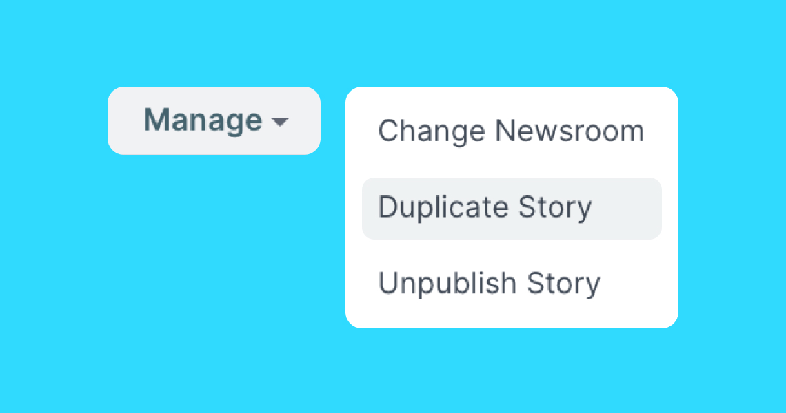 Duplicating a story